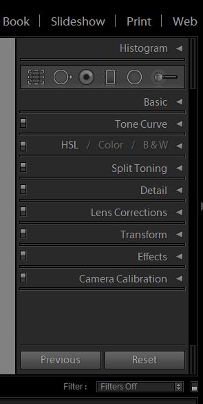 Screenshot of the Adobe Lightroom interface