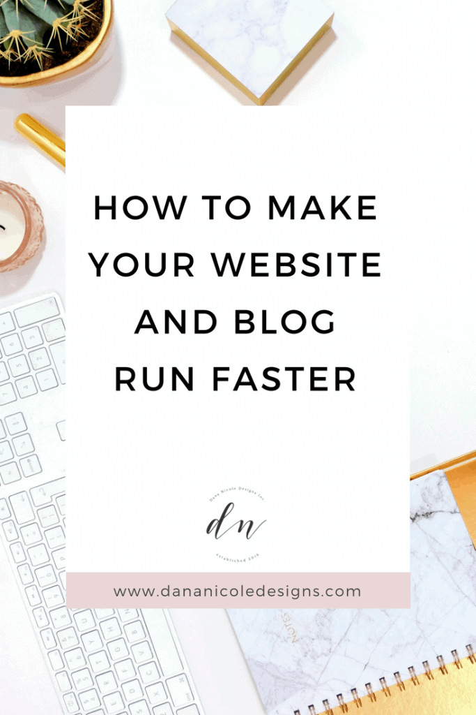 An image with text overlay that says: how to make your website and blog run faster