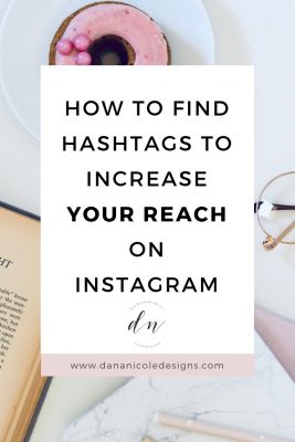 Image with text overlay that says: how to find hashtags to increase your reach on instagram