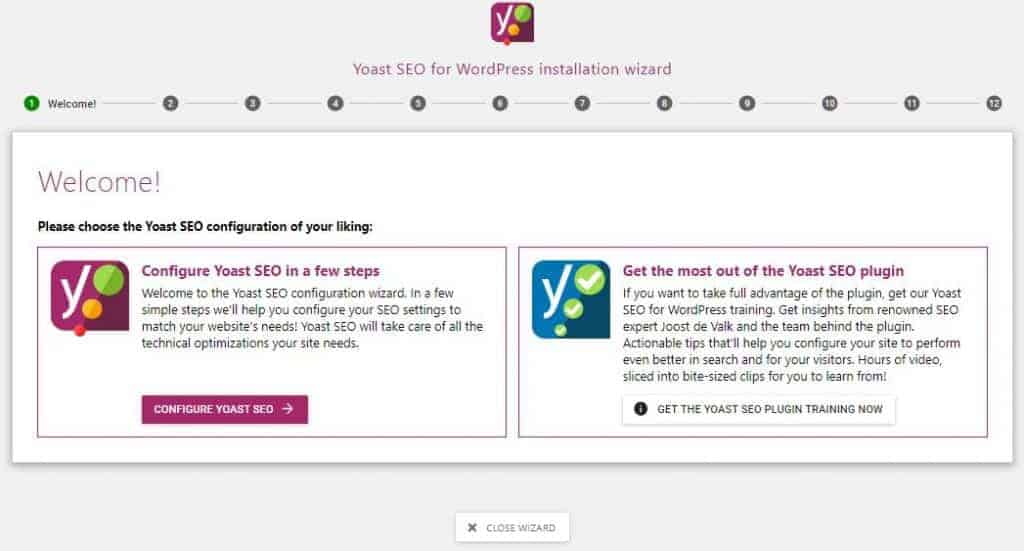 Screenshot of the Yoast plugin