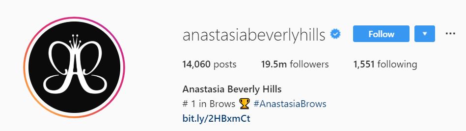 Instagram bio with emojis