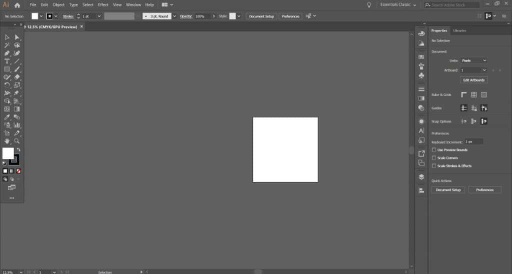 A screenshot of Adobe Illustrator's interface