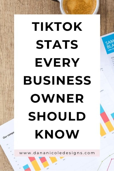 Image with text overlay: TikTok stats every business owner should know